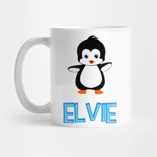 Elvie Penguin Sticker Funny Mug